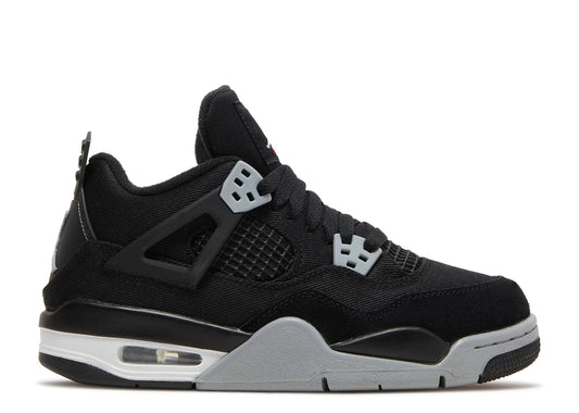 Air Jordan 4 Retro SE GS Black Canvas